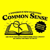 Funny Common Sense Advertisement Long Sleeve Shirt