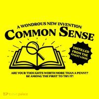 Funny Common Sense Advertisement 11oz C Handle Ceramic Mug