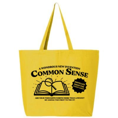 Funny Common Sense Advertisement 25L Jumbo Tote