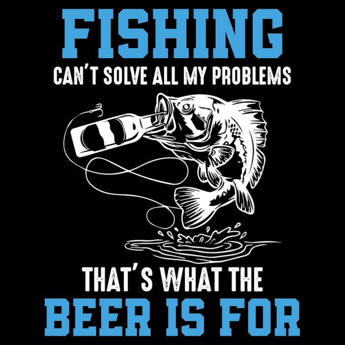 Fishing Can't Solve All My Problems Gift For The Fisherman Father's Day Sustainable Bucket Hat