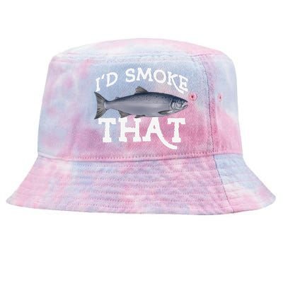 Funny Coho Salmon Fishing Saltwater Freshwater Angler Gift Tie-Dyed Bucket Hat