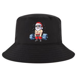 Fitness Christmas Santa Deadlift Gym Xmas  Cool Comfort Performance Bucket Hat