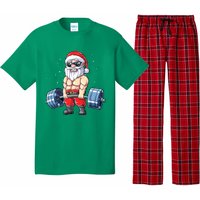 Fitness Christmas Santa Deadlift Gym Xmas  Pajama Set