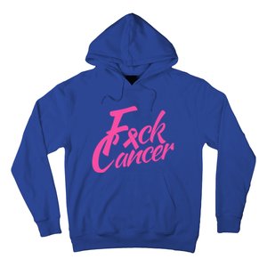 Fck Cancer Survivor Fighter Cancer Awareness Cute Gift Hoodie