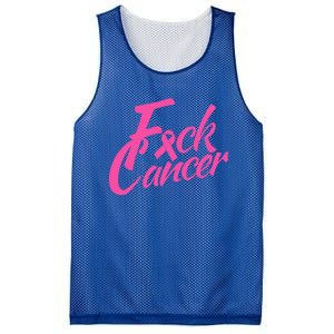 Fck Cancer Survivor Fighter Cancer Awareness Cute Gift Mesh Reversible Basketball Jersey Tank