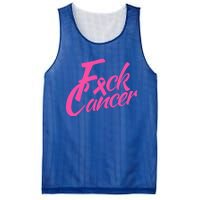 Fck Cancer Survivor Fighter Cancer Awareness Cute Gift Mesh Reversible Basketball Jersey Tank