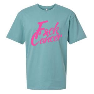 Fck Cancer Survivor Fighter Cancer Awareness Cute Gift Sueded Cloud Jersey T-Shirt