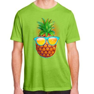 Funny Cool Summertime Pineapple Adult ChromaSoft Performance T-Shirt