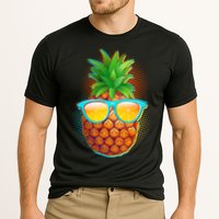 Funny Cool Summertime Pineapple Cooling Performance Crew T-Shirt