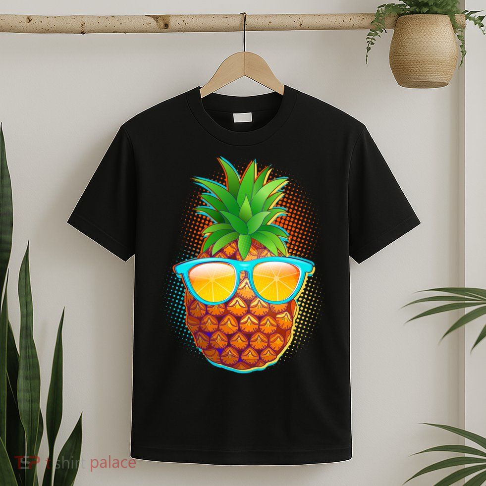 Funny Cool Summertime Pineapple T-Shirt