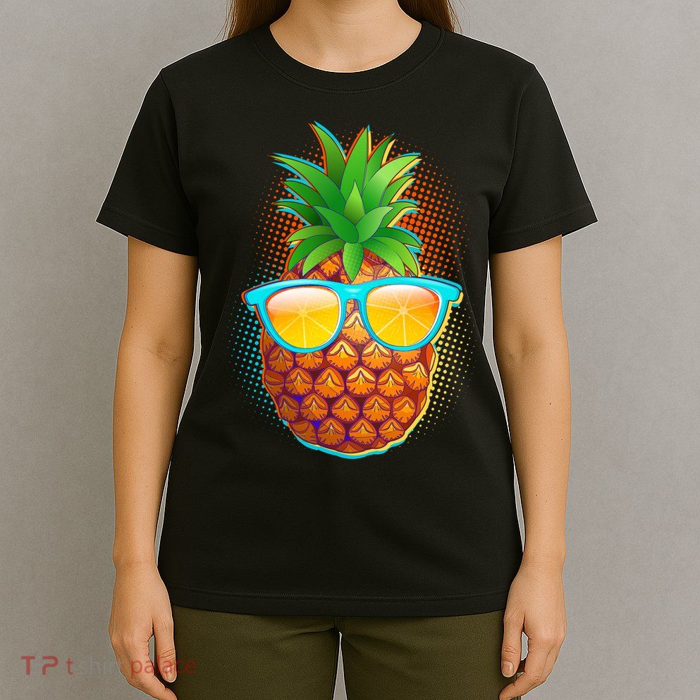 Funny Cool Summertime Pineapple T-Shirt