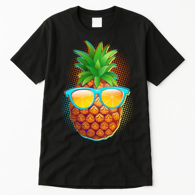 Funny Cool Summertime Pineapple Tall T-Shirt