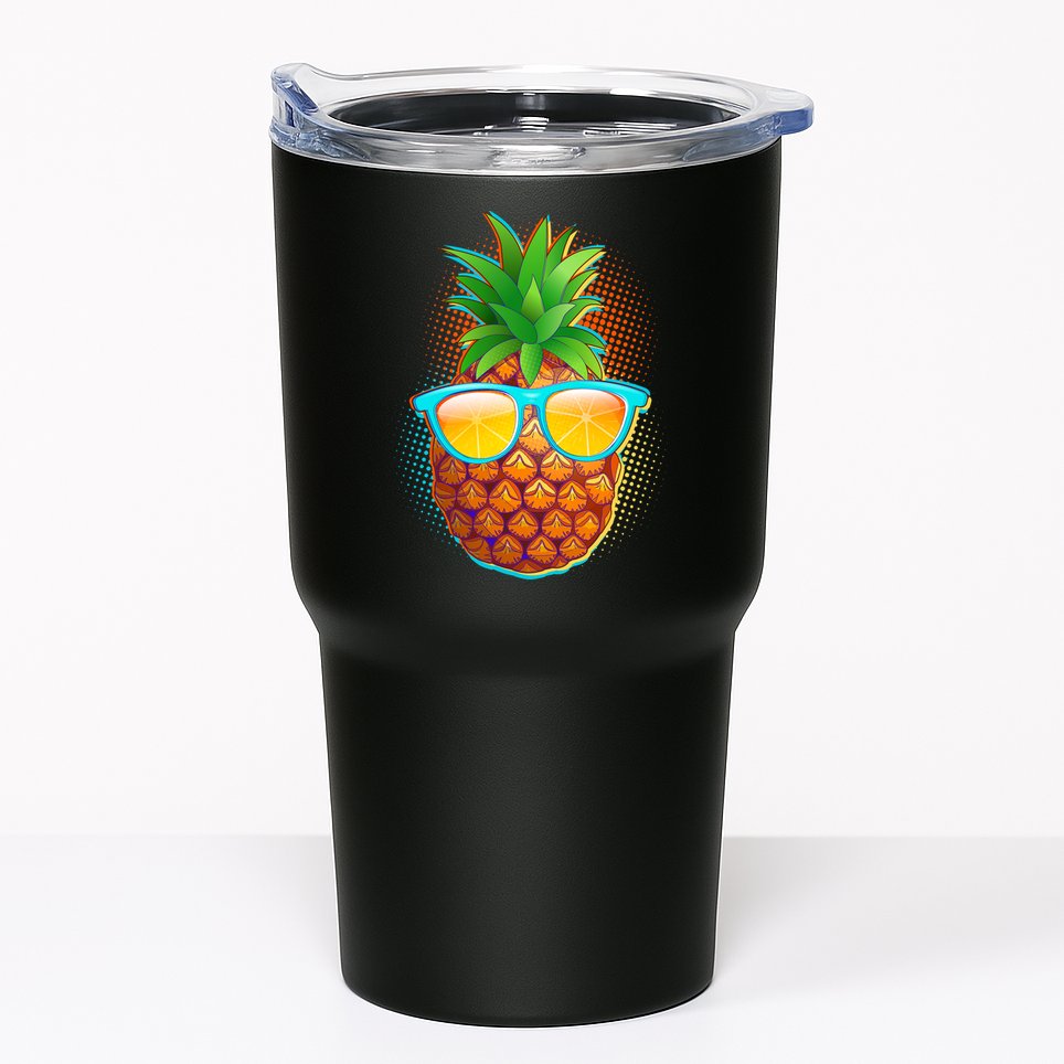 Funny Cool Summertime Pineapple Tumbler
