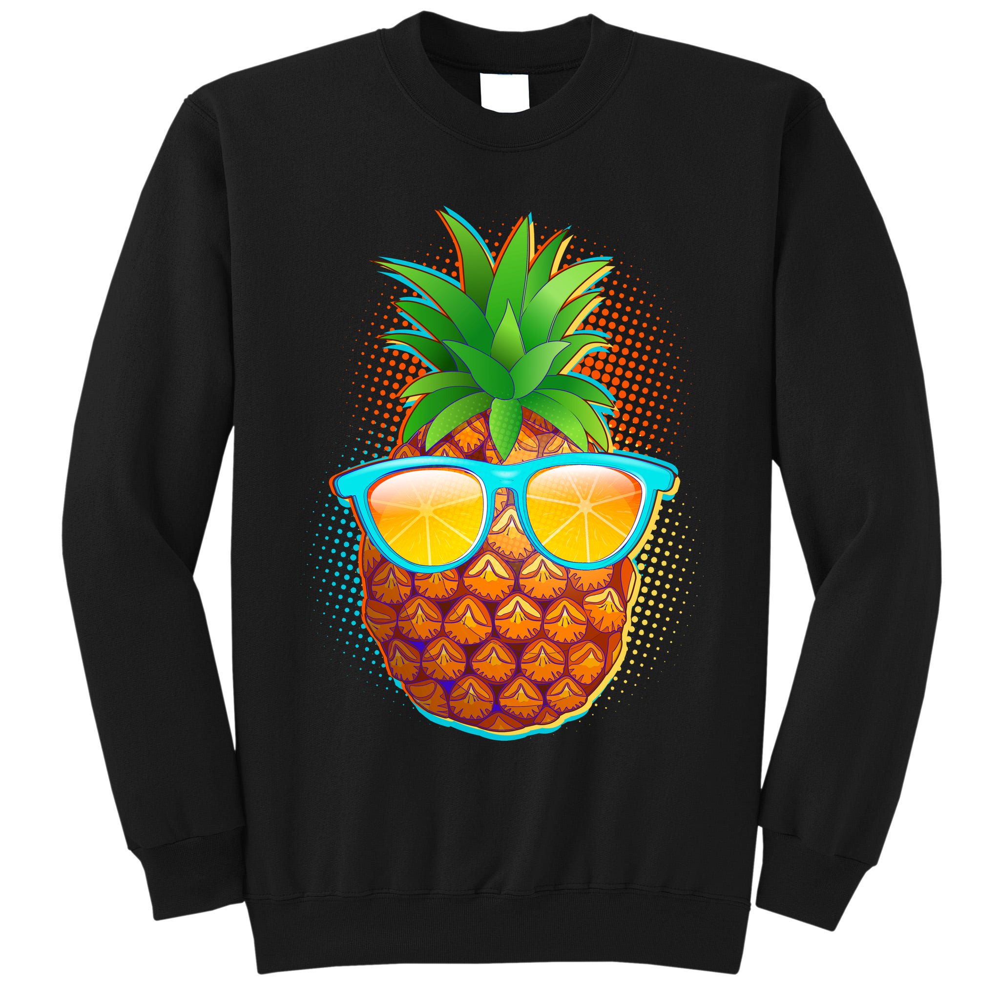 Funny Cool Summertime Pineapple Tall Sweatshirt