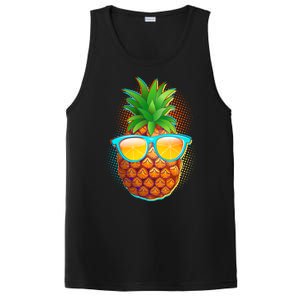 Funny Cool Summertime Pineapple PosiCharge Competitor Tank