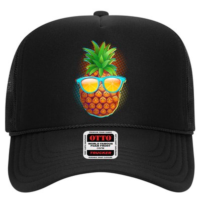 Funny Cool Summertime Pineapple Trucker Hat