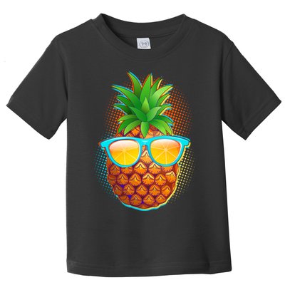 Funny Cool Summertime Pineapple Toddler T-Shirt