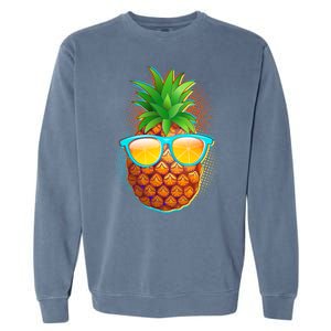 Funny Cool Summertime Pineapple Garment-Dyed Sweatshirt