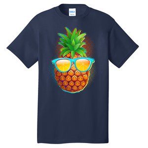 Funny Cool Summertime Pineapple Tall T-Shirt