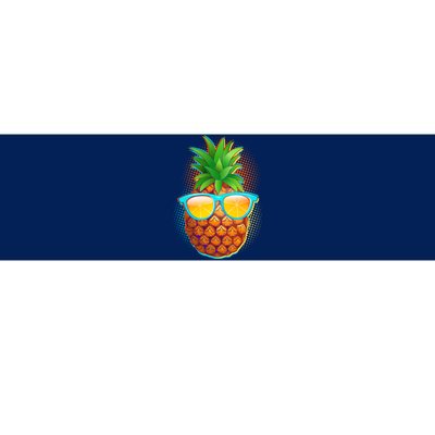 Funny Cool Summertime Pineapple Bumper Sticker