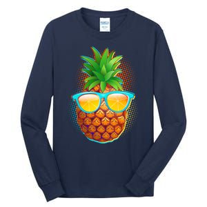 Funny Cool Summertime Pineapple Tall Long Sleeve T-Shirt