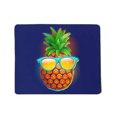 Funny Cool Summertime Pineapple Mousepad