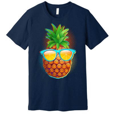 Funny Cool Summertime Pineapple Premium T-Shirt