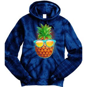 Funny Cool Summertime Pineapple Tie Dye Hoodie