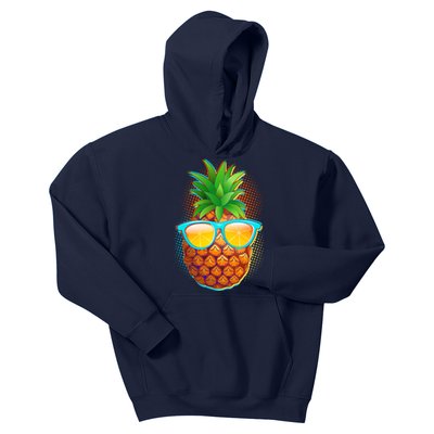 Funny Cool Summertime Pineapple Kids Hoodie