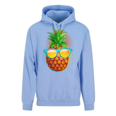 Funny Cool Summertime Pineapple Unisex Surf Hoodie