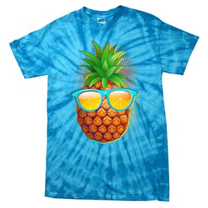 Funny Cool Summertime Pineapple Tie-Dye T-Shirt