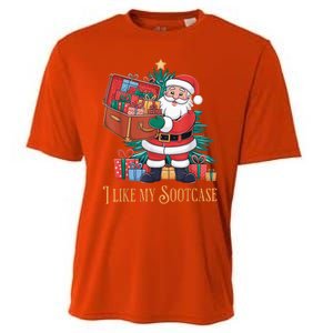 Funny Christmas Santa Claus I Like My Sootcase Viral Meme Cooling Performance Crew T-Shirt