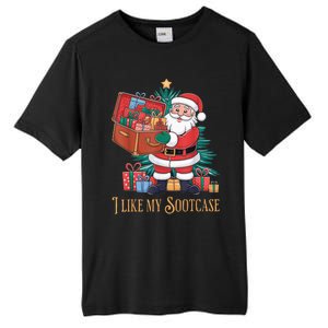 Funny Christmas Santa Claus I Like My Sootcase Viral Meme Tall Fusion ChromaSoft Performance T-Shirt