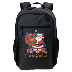 Funny Christmas Santa Claus I Like My Sootcase Viral Meme Daily Commute Backpack