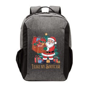 Funny Christmas Santa Claus I Like My Sootcase Viral Meme Vector Backpack