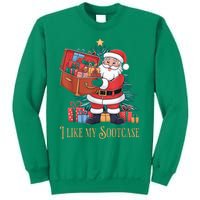 Funny Christmas Santa Claus I Like My Sootcase Viral Meme Sweatshirt