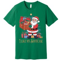 Funny Christmas Santa Claus I Like My Sootcase Viral Meme Premium T-Shirt