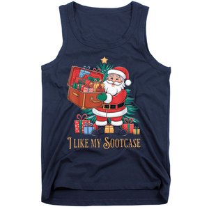 Funny Christmas Santa Claus I Like My Sootcase Viral Meme Tank Top