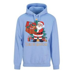 Funny Christmas Santa Claus I Like My Sootcase Viral Meme Unisex Surf Hoodie