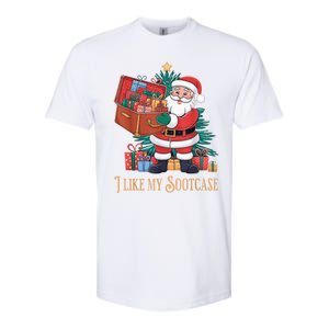 Funny Christmas Santa Claus I Like My Sootcase Viral Meme Softstyle CVC T-Shirt