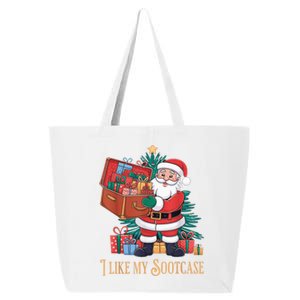 Funny Christmas Santa Claus I Like My Sootcase Viral Meme 25L Jumbo Tote