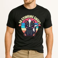 Funny Cute Skunk So Stinking Sweet Cooling Performance Crew T-Shirt