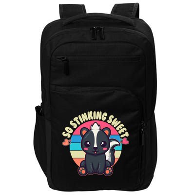 Funny Cute Skunk So Stinking Sweet Impact Tech Backpack