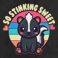 Funny Cute Skunk So Stinking Sweet Adult Drive Performance Visor