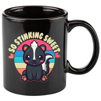 Funny Cute Skunk So Stinking Sweet 11oz C Handle Ceramic Mug