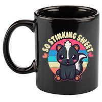 Funny Cute Skunk So Stinking Sweet 11oz C Handle Ceramic Mug