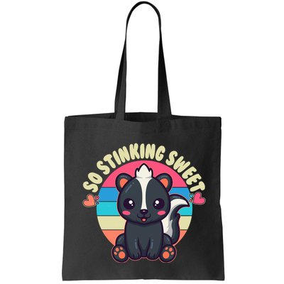 Funny Cute Skunk So Stinking Sweet Bag