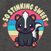 Funny Cute Skunk So Stinking Sweet Vector Backpack