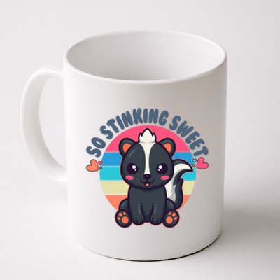 Funny Cute Skunk So Stinking Sweet Coffee Mug