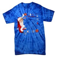 Funny Cute Santa Christmas Check Bucket List Gift For Mom Gift Tie-Dye T-Shirt